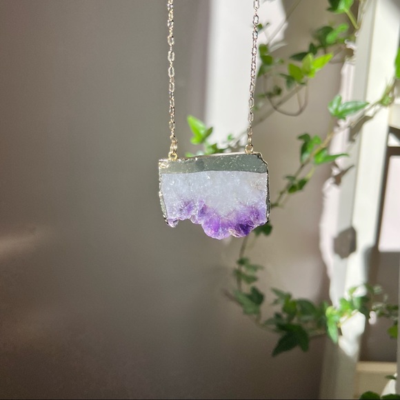 🎄Amethyst Necklace - Picture 2 of 6